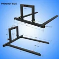 thumbnail image 3 of RVNI 3 Point Hitch Pallet Fork 1500 lbs Adjustable Attachments for Category 1 Tractor, 3 of 4