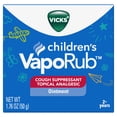 thumbnail image 6 of Vicks Vapo Rub Children Topical Chest Rub, Cough Medicine for Kids Cough Relief, 1.76 oz, 6 of 6