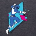 thumbnail image 3 of CafePress - Power Rangers Blue Ranger Punch - Mens Hooded Shirt, 3 of 3