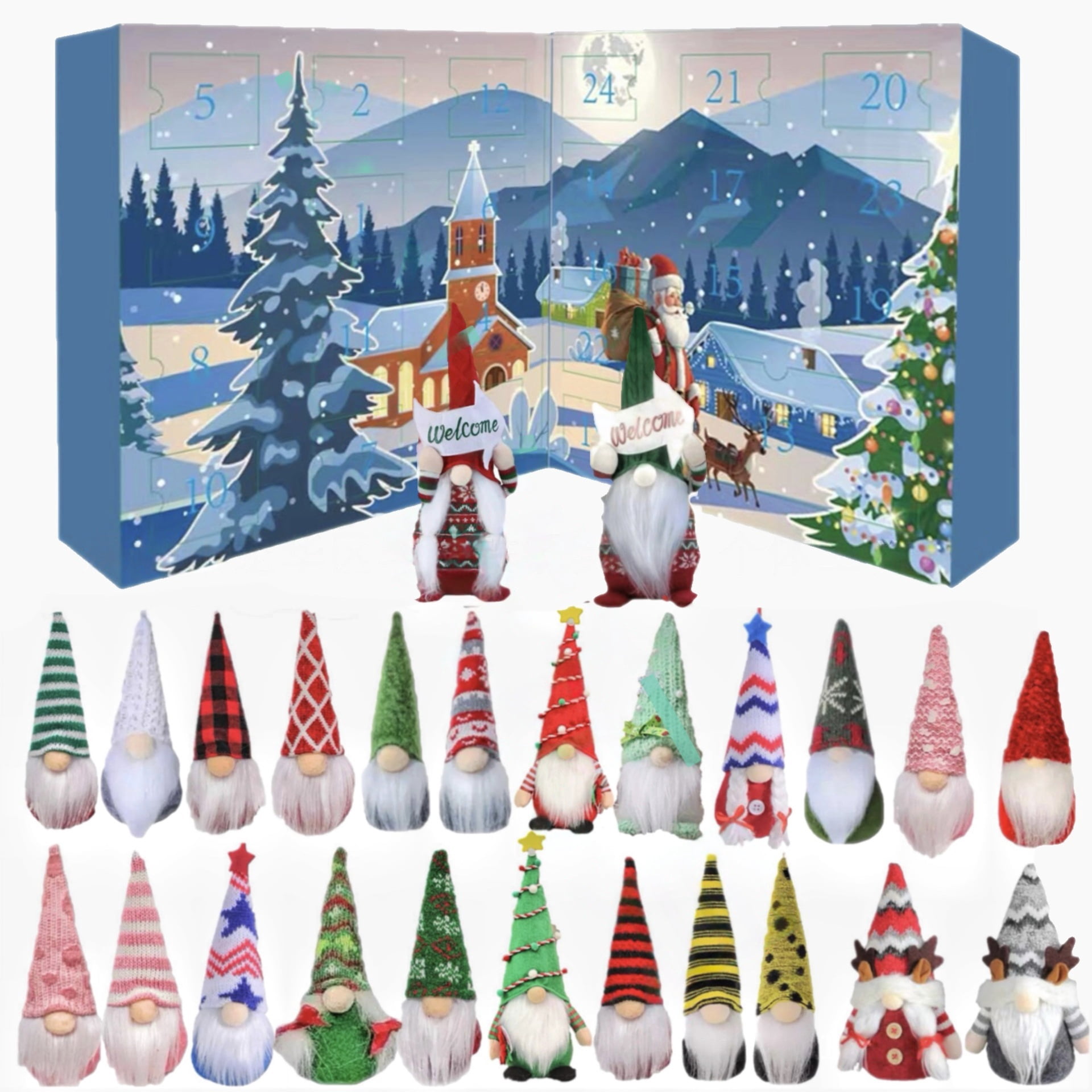 COOLHOOD 2025 ElfinAdvent Calendar - Collectible Character Ornaments With 24 days until Christmas, the Advent Surpri