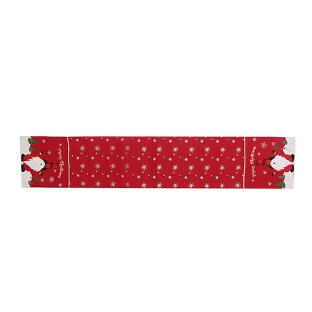 

Egmy Christmas Decoration Tablecloth Christmas Table Runner Dress Up Supplies