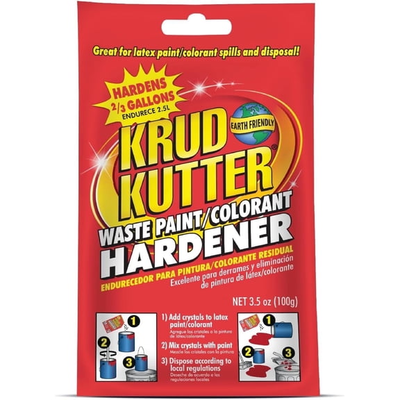 Krud Kutter Waste Paint & Colorant Hardener, 3.5 Oz.