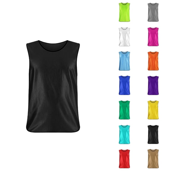 Boys Girls Scrimmage Training Vests Soccer Bibs Sports Pinnies Team Practice Vests