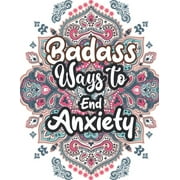 VOLOXX STUDIO Badass Ways to end Anxiety: Christmas Pattern Anti Anxiety Coloring Book, Relaxation and Stress Reduction color therapy
