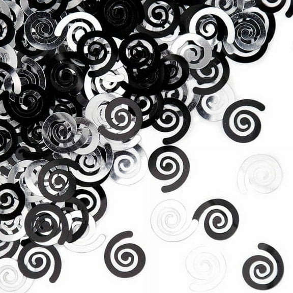 Farm House Fun Black Birthday Confetti