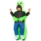 thumbnail image 2 of Disfraz inflable de extraterrestre para Halloween, Navidad, fiesta de cosplay - Talla única para adultos, 2 of 10
