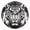 Black, variant on Round Clock Black Clock 9.84*9.84 Inch Round Art Clock Decorative Clock Creative Clock Dual-Purpose Clock Wall Clock Clock Fashion Decoration Black and White Cartoon Tiger
