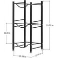 thumbnail image 2 of 3 Tier Black Water Cooler Jug Rack, 5 Gallon Water Jug Holder Heavy Duty Storage Rack, 2 of 7