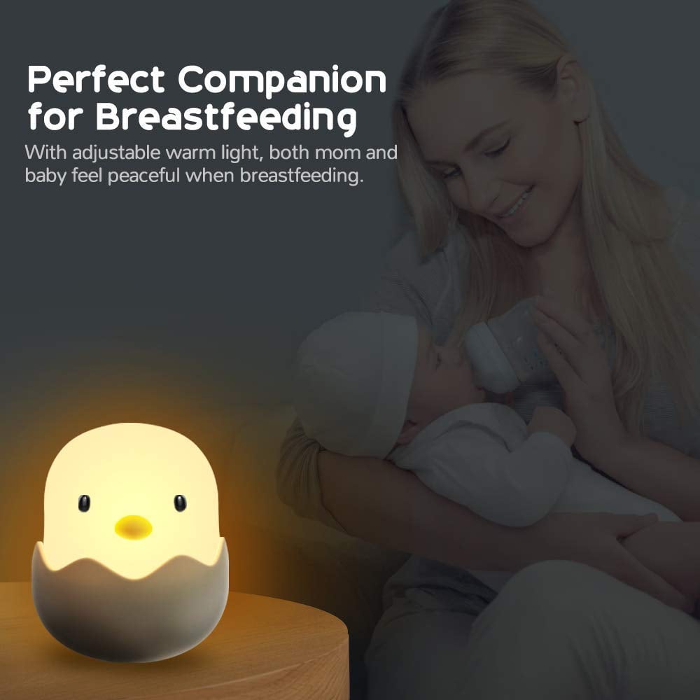 LNKOO Kids Night Light ,Soft Silicone Adjustable Baby Night Light with Touch Sensor for Nursing/Breastfeeding | Newborn or Toddler Bedroom Decor for Girls Boys-Bedroom Decor Birthday Gifts