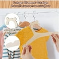 thumbnail image 4 of 10 Pack Wooden Children's Hangers Non Slip Coat Hangers Baby Clothes Hangers Kids Hanger with Cute Bear Ears & Shoulder Notches for Kids' Coats, Suits, Pants and Jackets,Topboutique, 4 of 7