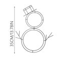 thumbnail image 2 of Christmas Metal Wire Frame, Festive Shaped Wire Form For Holiday Craft Decor, Assorted Style, 2 of 2