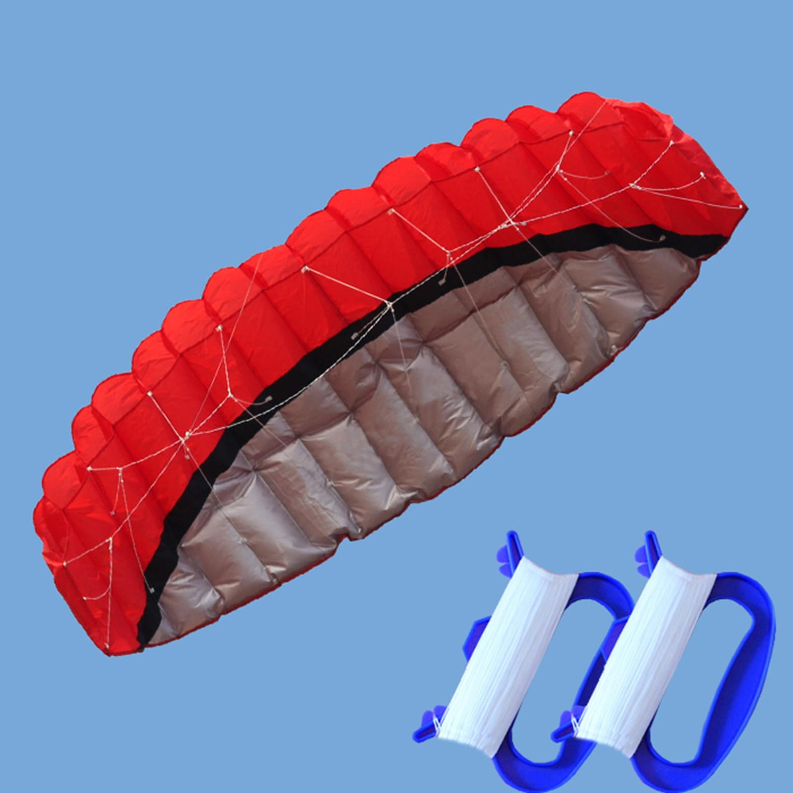DimyFew 2.5 Line Kite, Seaside Beach Surfboard Flying Sport Parachute urfing Trainer Fly Red