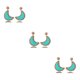 thumbnail image 4 of Pendientes colgantes vintage de verano Sonducket joyería portátil para novias Verde claro, 4 of 6