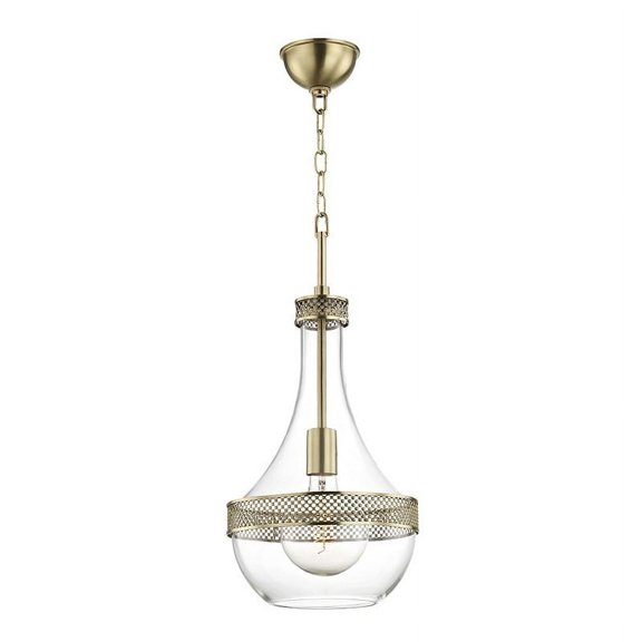 Hudson Valley Lighting 1810 Hagen 1 Light 11" Wide Pendant - Brass