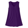 thumbnail image 4 of StSilkitty Plus Size Tank Tops for Womens Solid Color V Neck Sleeveless Tunic Blouses Lightweight Soft Trendy Shirts, 4 of 6