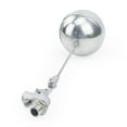 thumbnail image 2 of Valve Flottante Réglable en Acier Inoxydable 304 1/2 Pouces 3/4 Pouces 1 Pouces Réservoir d'Eau Coudé Valve Flottante Cuve/débit, Facile à Installer, 2 of 6