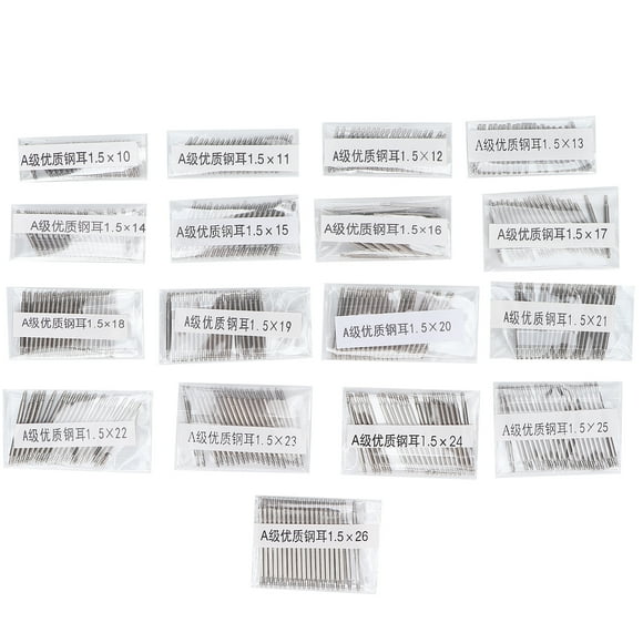 340 pasadores de reloj de 1,5 mm de acero inoxidable, varios tamaños, grandes cantidades, herramienta de barra de resorte firme y duradera para reparar correas.