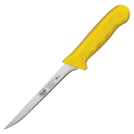 Winco KWP-61Y Stal 6 in. Boning Knife, Narrow - Yellow
