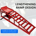 thumbnail image 4 of Jacgood Hydraulic Car Ramps 2 Pack Hydraulic High Lift Service Vehicle Ramps 11000 lbs, Heavy Duty Steel Automotive Truck Wheel Ramps for Oil Changes, 4 of 9