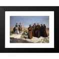 thumbnail image 2 of Frank Buchser 18x13 Black Modern Framed Museum Art Print Titled - Asceticism and the Joy of Living (1865), 2 of 5