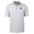 thumbnail image 2 of Men's Cutter & Buck  Gray/White Northwestern Wildcats Big & Tall Virtue Eco Pique Micro Stripe Recycled Polo, 2 of 3