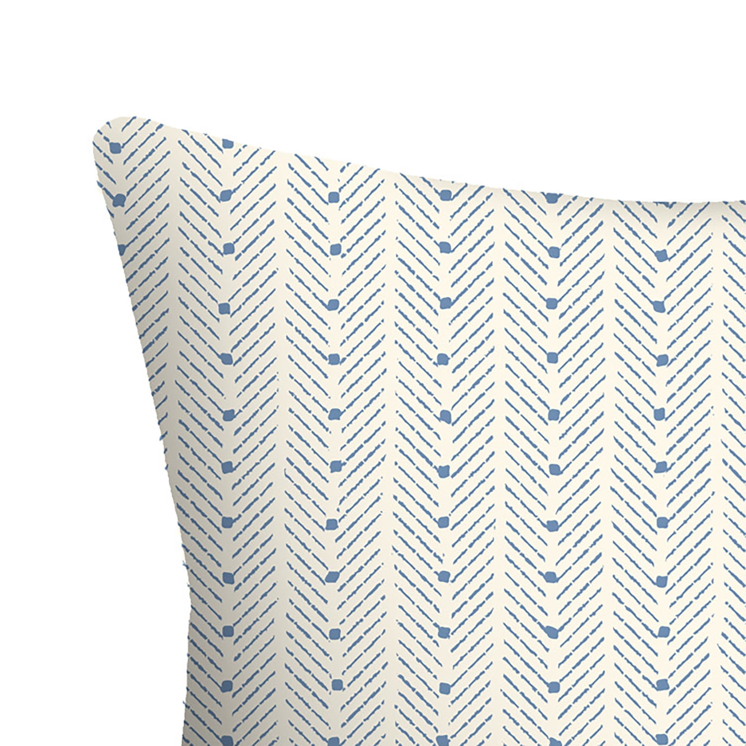 Mainstays 16 in x 16 in Texas Reversible Decorative Outdoor Throw Pillow, Beige/Blue