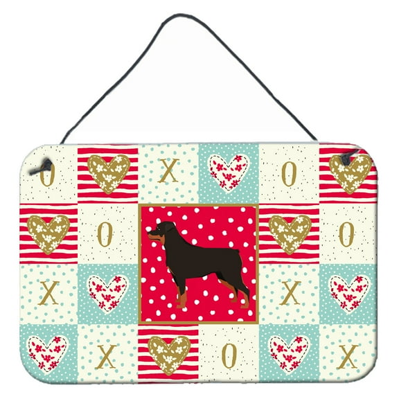 Rottweiler Love Wall or Door Hanging Prints