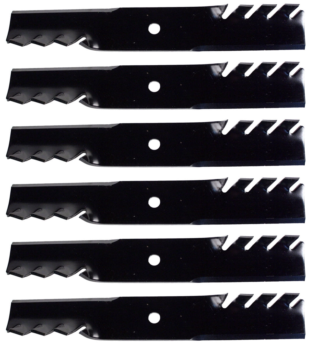 6 Gator Toothed Mulching Mower Blades fit Gravely ZT 00273000 04919100 48 Deck