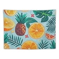 thumbnail image 5 of FANNA Oranges Pineapples Leaves Tapestry 40x30in Soft, Durable, Skin Friendly, Lightweight for Living Room Bedroom Dorm Decoration 40x30in, 5 of 7