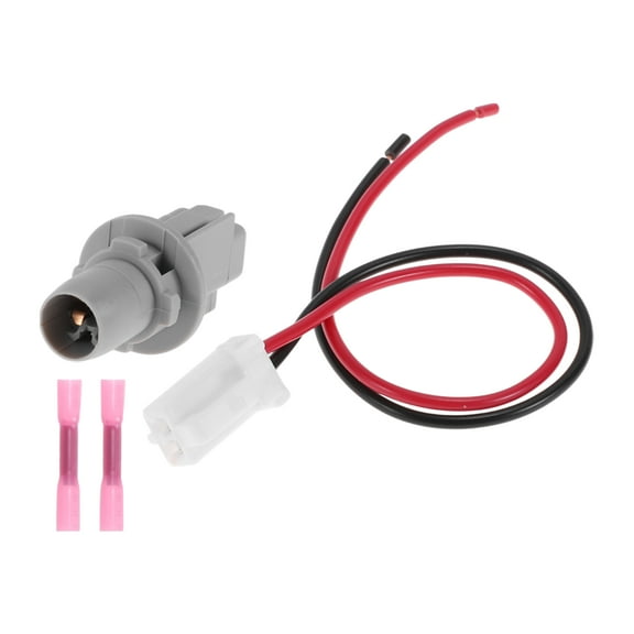 1 Set Backup Reverse Light Socket Wiring for Toyota No.9007560063 Lamp Bulb Pigtail Connector Harness with Pre-Wired Plug Heat Shrink Tubing
