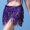 Purple, variant on Oalirro Gift for Her Dance Skirt Women's Hip Scarf Sequined Tassel Waist Scarf Adult Female Belly Dance Dress Bandage Waist Chain Skirt Skirts for Women Purple