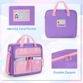 thumbnail image 4 of Organizador Morado Yarwo para Laptop de 13" con Cierre - Carpeta de Archivo, 4 of 7