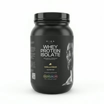Giga Fitness Whey Protein Isolate Powder, 26g Fast-Digesting Enzyme Blend, Vanilla Cream, 26 Servings