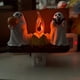 thumbnail image 1 of Lámpara Fuego Espeluznante 3D Con Nocturna Parpadeante Fogata Gato Y Bruja (EE. UU.), 1 of 2