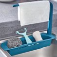 thumbnail image 1 of Neinkie Telescopic Sink Rack Sponge Holder,Sink Organizer Expandable Sink Organizer Adjustable Drainer Sink Tray, 1 of 7