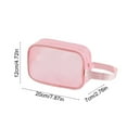 thumbnail image 3 of Tgbvmt Multi-Functional Storage Bag Water-Resistant Plastic Clip Mesh Fabric Travel Bag Handheld Toiletry Organizer for Cosmetics Skincare Small Electronics with Large Storage Capacity, 3 of 6