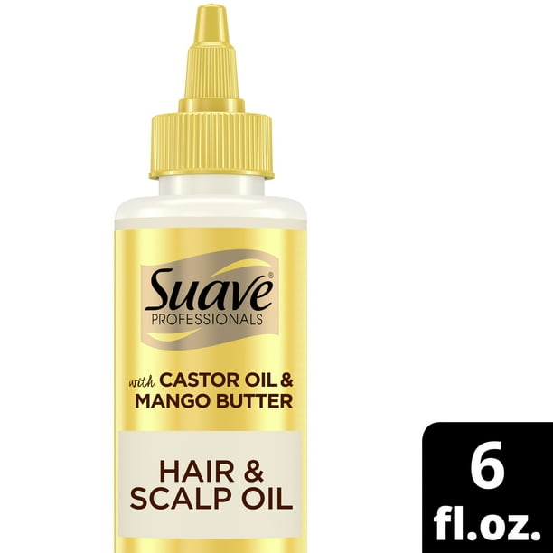 Suave Professionals Castor Mango Butter Scalp And Hair Oil 6 Fl Oz Walmart Com