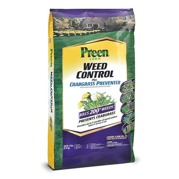 GreenviewPreen Lawn Weed Control Plus Crabgrass Preventer 5000 Sq Ft