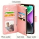 thumbnail image 2 of Premium Leather Credit Card Holder Phone Case for Apple iPhone 6/7/8/SE/X/XR/XS/11/12/13/14 Pro Max 5G/7Plus/8Plus/SE2016/SE2022/Promax+ 2nd/3rd, 2 of 5