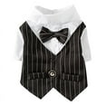 thumbnail image 7 of Maxcozy Pets Gentleman Suit Formal Shirt Tuxedo, Dog Suit Bow Tie Costume, Gentleman Dog Wedding Party Suit, 7 of 7