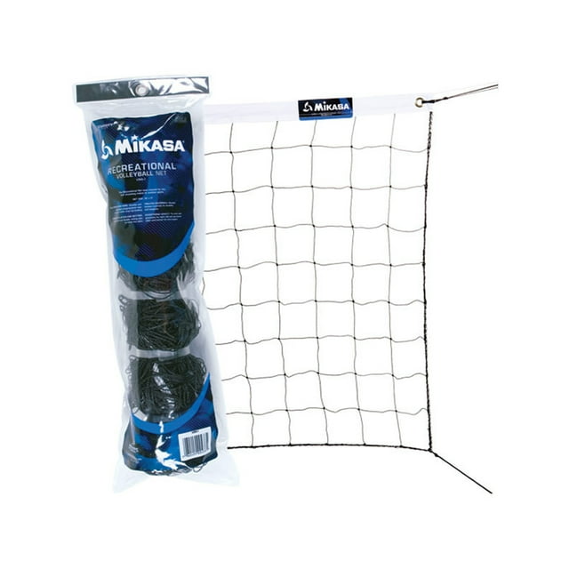 Mikasa VBN-1 Filet de Volleyball Récréatif - Filet de Remplacement pour Jeu Intérieur et Extérieur