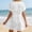 White, variant on Womens Crochet Swim Beach Cover Up Fashion Short Sleeve Swimsuits Cover Ups (White M)