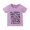 Purple, variant on XEGLSBU Girls T Shirts 4T-5T Kids Toddler Baby Girls Spring Summer Letter Print Short Sleeve Tshirt Tops Pink Size 1-2 Years