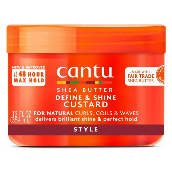 Cantu Define & Shine Custard with Shea Butter, 12 fl oz