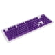 thumbnail image 5 of Teclas de 106 teclas Altura OEM Dos colores Solidez de inyección OPQ Teclas opacas para teclado mecánico de 61/87/104 teclas Letras blancas moradas, 5 of 5