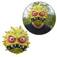 thumbnail image 4 of Máscara de Halloween Fiesta Cubierta de la cara Forma Cubierta de la cabeza Accesorios decorativos de cosplay de miedo Suministros de fiesta de disfra amarillo Zulema Cubierta de disfraz de Halloween, 4 of 8