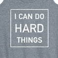 thumbnail image 3 of Instant Message - I Can Do Hard Things - Women's Racerback Tank Top, 3 of 6