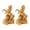 2pcs, variant on Yihuala Chinese New Year Horse Statue, 2026 Golden Feng Shui ZodiacHorse Figurine, lessing Souvenir Sculpture Attracting Wealth