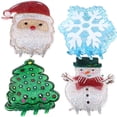 thumbnail image 1 of 4 Uds pinzas para el pelo pequeñas pinzas para el pelo navideñas herramientas de peinado para el cabello navideñas, 1 of 6