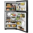 thumbnail image 2 of GE GTE19DTNRBB 30 Top Freezer Refrigerator with 19.1 cu. ft. Total Capacity LED Lighting Adjustable Wire Shelves Upfront Temperature Controls ADA Compliant Energy Star in Black, 2 of 5